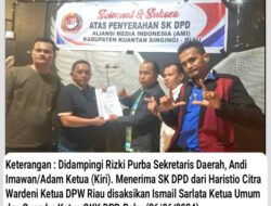 Resmi Terbentuk, Ketua DPD AMI Kuansing Siap Dukung Penuh Drs H.Suhardimam Amby,M.M