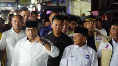 Calon Gubernur Muhammad Nasir Nomor Urut Dua (2) di Sambut Ribuan Warga Kelurahan Sukajadi/Bintan Dumai Kota